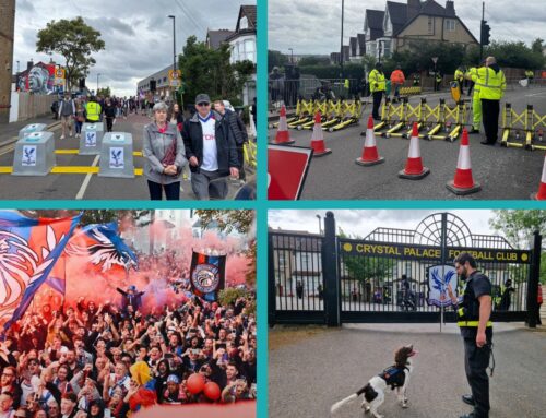 Delivering a ring of steel for the Crystal Palace victory parade